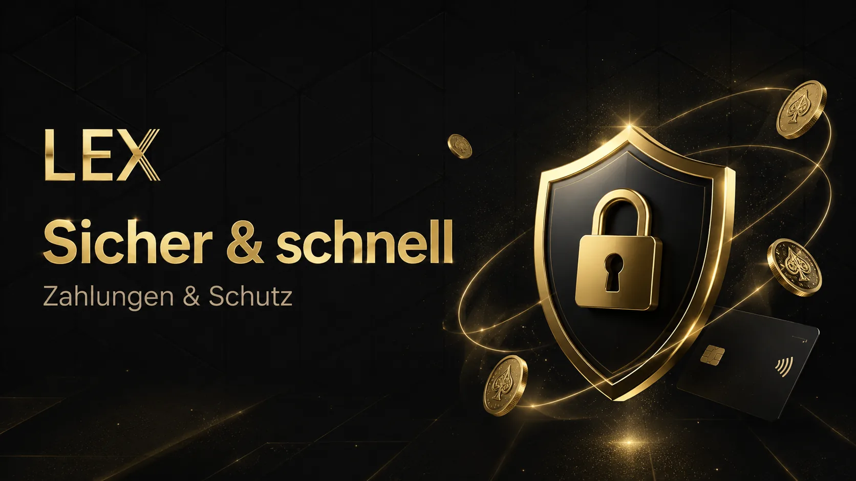Lex sicher und schnell Zahlungen und Schutz